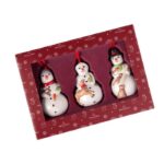 Nostalgic Ornaments - сет од 3 украси, snowmen - Image 4